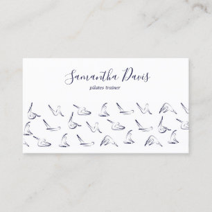 Pilates Instructor Pilates trainer Business Card