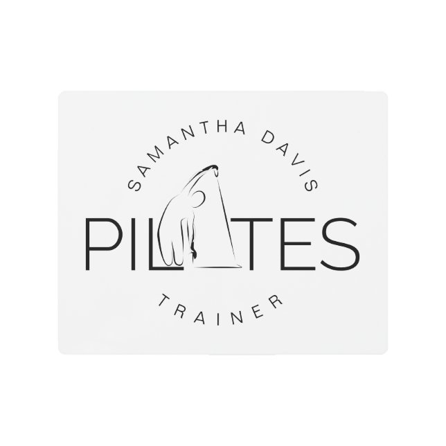 Pilates Instructor Pilates trainer  Metal Print (Front)