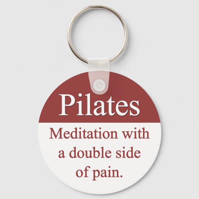 Pilates Keychain (Front)