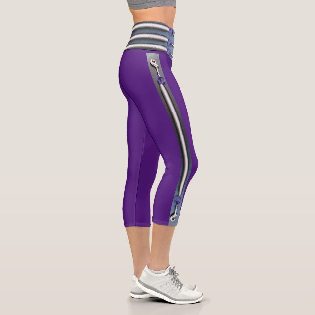 Pilates Leg Springs become High Waisted Capris (Right)