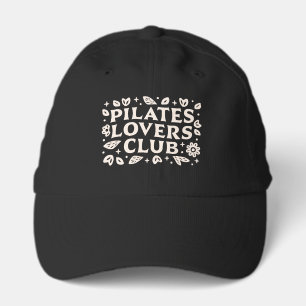 Pilates lovers funny wellness girl quotes black performance cap