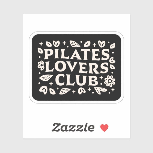 Pilates lovers sticker (Sheet)