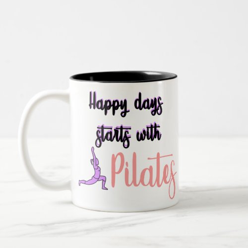 Pilates Lovers Two_Tone Coffee Mug