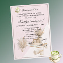 Pilates & Matcha (any age) 40th Birthday Event 