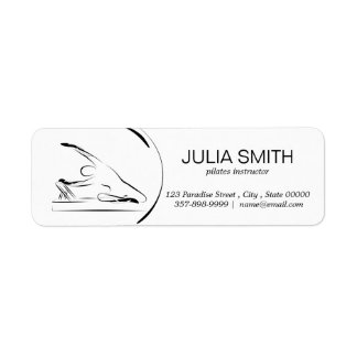 Pilates Mermaid on the reformer Label