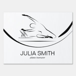 Pilates Mermaid on the reformer Sign