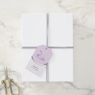 Pilates mermaid pose on the reformer Color Gift Tags