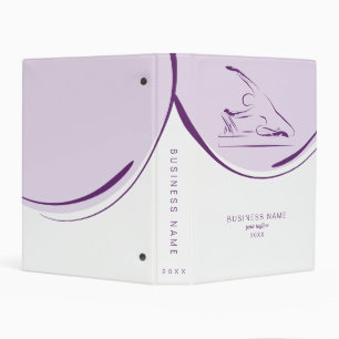 Pilates mermaid pose on the reformer Color Mini Binder
