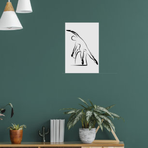 Pilates Mermaid Pose - Wunda Chair Poster