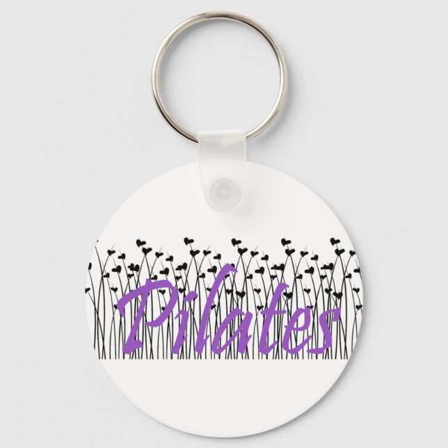 Pilates Method fan! Pilates gifts Keychain (Front)