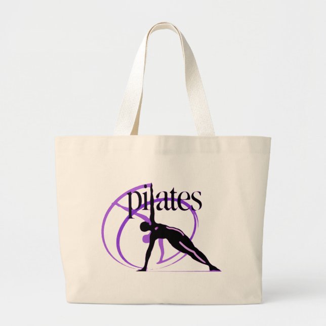 Pilates Method products! Large Tote Bag (Front)