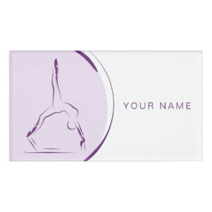 Pilates on the reformer name tag