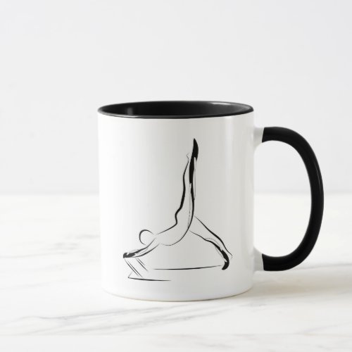 Pilates pose mug