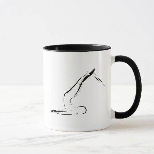 Pilates pose mug