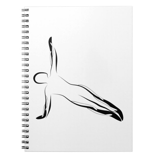 Pilates pose notebook (Front)