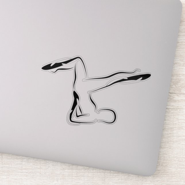 Pilates pose sticker (Detail)