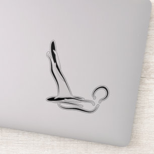 Pilates pose sticker