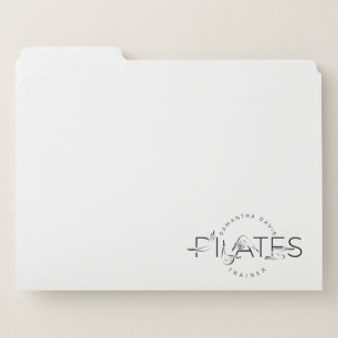 Pilates Poses in Pilates Word File Folder