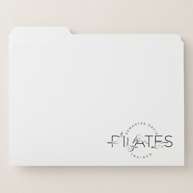 Pilates Poses in Pilates Word File Folder (Front Left)