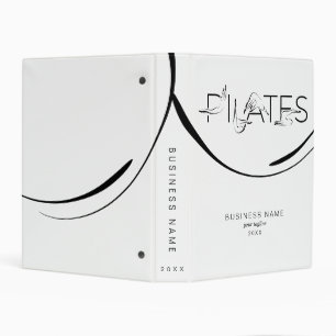 Pilates Poses in Pilates Word Mini Binder