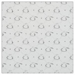 Pilates poses pattern fabric