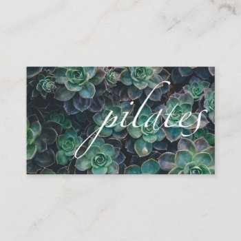 Pilates Qr Business Card by TerryBain at Zazzle