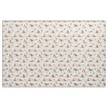 Pilates Reformer Santa Seamless Christmas Patterns Fabric
