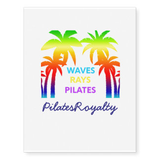 Pilates Royalty Temporary Tattoo