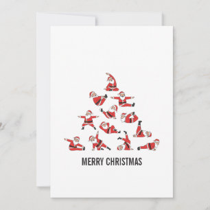 Pilates Santa Mat Christmas Holiday Card