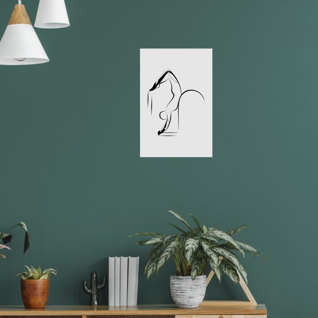 Pilates Scorpion pose - ladder barrel Poster (Living Room 1)