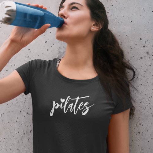 Pilates Simple Script  T_Shirt