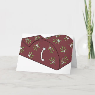 Pilates Spine Corrector with Mistletoe Pattern Card