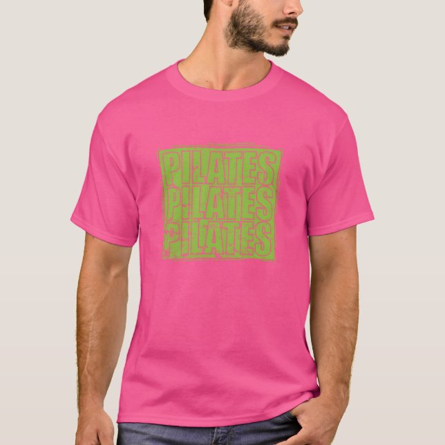 Pilates Sport Powerhouse Fitness retro T-Shirt (Front)