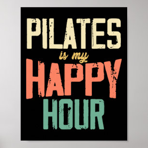 Pilates Sports Fitness Exercise Training Workout I Poster