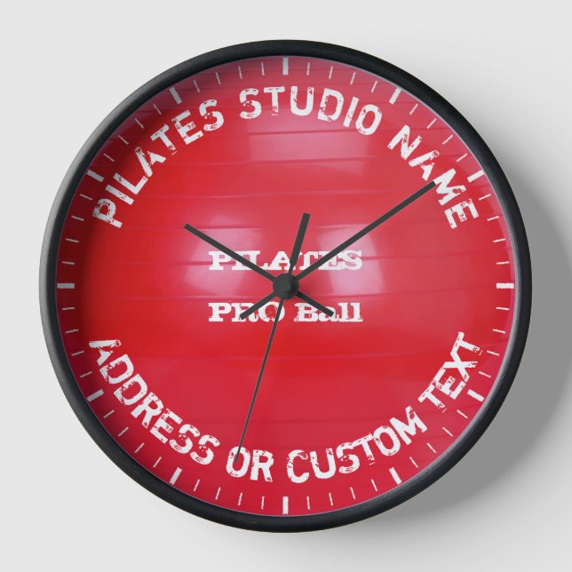 Pilates Studio Owner Pilates Teacher Pilates Class Clock (Front)