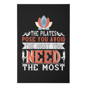 Pilates The Pilates Pose You Avoid You Need Most Faux Canvas Print