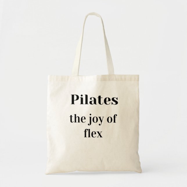 pilates tote bag (Front)