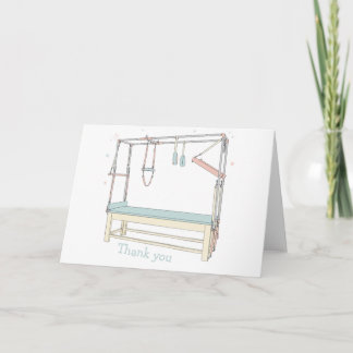 Pilates Tower Cadillac Thank you Card