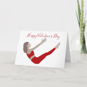 Pilates Valentine's Day Card