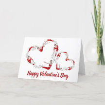 Pilates Valentine's Hearts Card