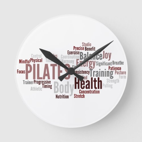 PILATES Wall Clock