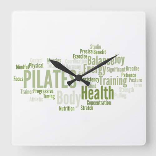 PILATES Wall Clock