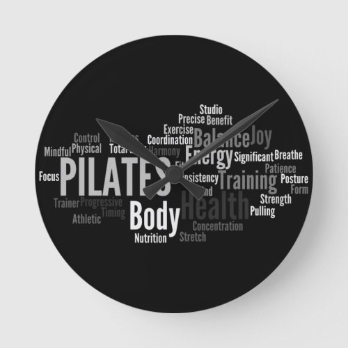 PILATES Wall Clock