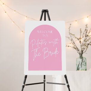 Pilates With The Bride Costume Board Sign Pilates