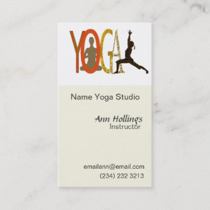 Pilates Yoga Business Card