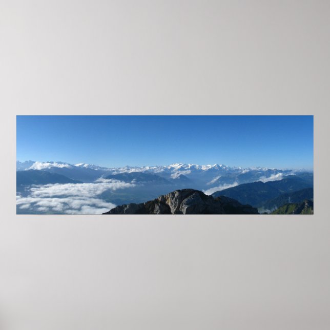 Pilatus Panorama Poster (Front)