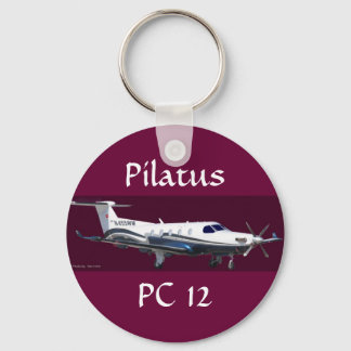 Pilatus PC-12 Portrait, Pilatus, PC 12 Keychain