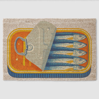 Pilchards 24" x 16" Coir Fiber Door Mat