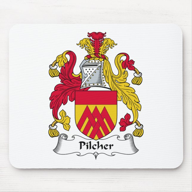 Pilcher Family Crest Mouse Pad (Front)