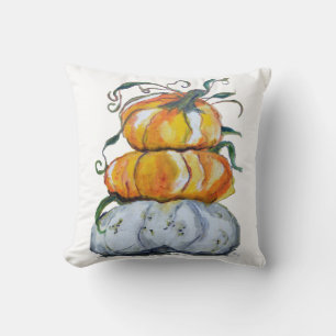 Pile O' Punkins Throw Pillow